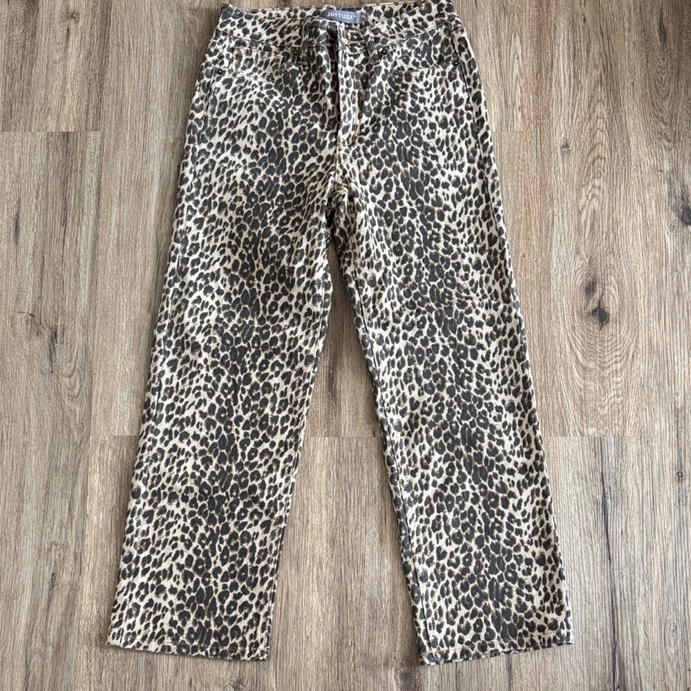 Just USA Animal Print Denim